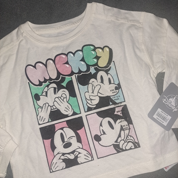Nwt Mickey Disney Store Girls Bubble Letters Size 2-3 - Picture 2 of 2
